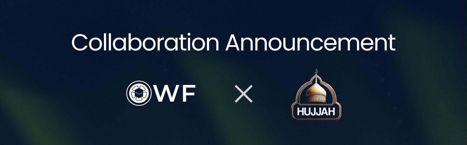Announcement graphic pairing the World Federation mark with the Hujjah.org mark.